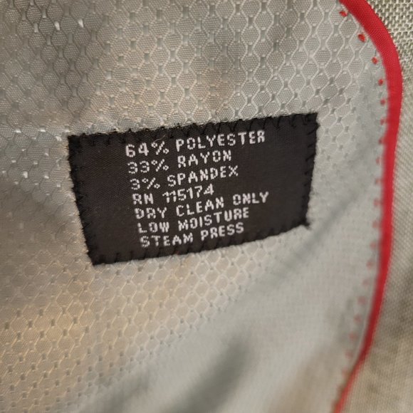 Bocaccio 38S suit, green. (Fits like 38R.) 32W 30L pants - Picture 3 of 6